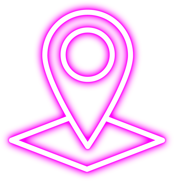 Purple Location Neon